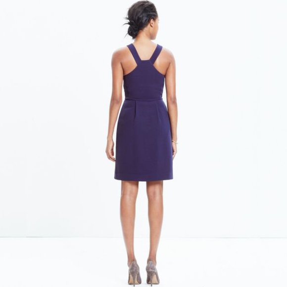 Madewell Marrakech Crepe Halter Cocktail Dress - Picture 3 of 8